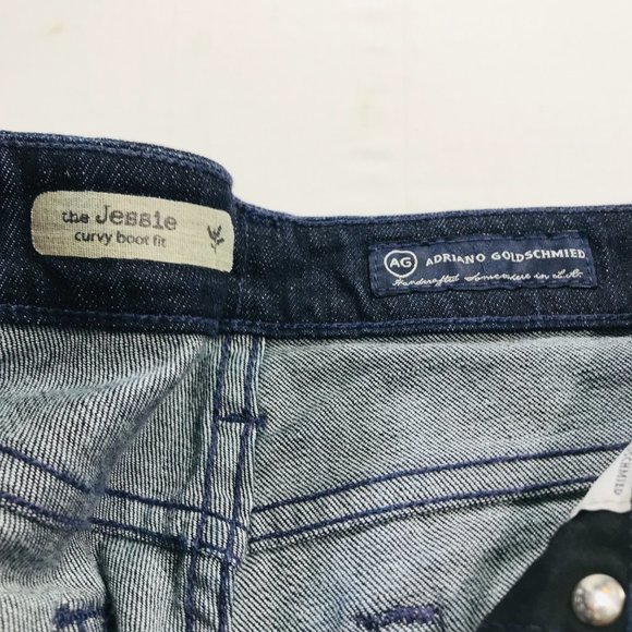 AG Adriano Goldschmied The Jessie Curvy Boot Fit Blue Jeans Women's Size 27R - Picture 7 of 11